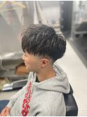 ニュアンスパーマ/韓国マッシュ/スパイキーショート/MEN'S