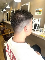 ヘアーメイクロージー 八軒店 (HAIR MAKE ROSY)&nbsp;ツイストスパイラルパーマツーブロックマッシュメッシュフェード