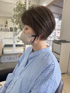 ハピネス 西大寺店(Happiness) ショートカット×ひし形ショートボブ×髪質改善30代40代50代
