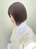 【GEEKS渋谷】透明感カラー/切りっぱなしボブ/ニュアンスカラー
