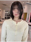 ボブ/フェイスレイヤー【会話控えめ美容師Runa】
