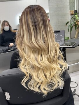 ウェーリング(Welring) エアタッチバレイヤージュ　デザインカラーフェイスフレーミング