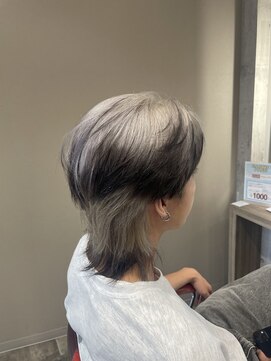 アース 福岡天神赤坂店(HAIR & MAKE EARTH) ウルフカット×エンドカラー