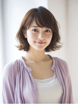 ニスル センター南店(NISURU) 似合わせカット/大人ガーリー/ダークアッシュ/着物/センター南