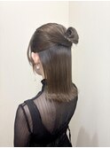 カチモリハーフアップ