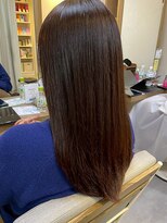 ヘアリゾート粋 ウナム 新宿東口店(enam)&nbsp;艶髪ストレート/髪質改善/透明感ケアカラー/ブラウン