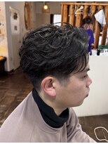 ランダーブルー(LANDER BLUE)&nbsp;パーマフェザーショート