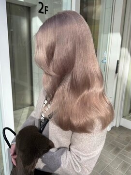 レイム(LAME) 外ハネボブ40代タッセルボブグラデーションカラーウルフカット