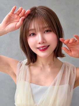 セイドット オモテサンドウ(Say. omotesando) Say.切りっぱなしボブ外ハネボブ韓国ボブ顔周りカットイメチェン