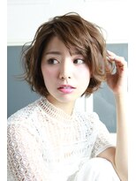 カプリス(caprice) 大人愛されシフォンショートフレンチモーブアッシュ