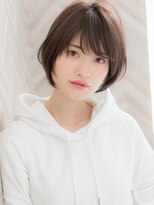 『ROMA』暗髪透明感ブルージュ×小顔センシュアルショート