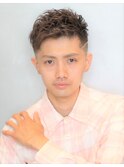バーバーカットクロップジェットモヒカンツーブロアップバンク