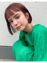 エース (ACE) ACE 横浜 ミニボブ×艶髪ブラウン