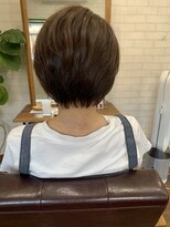 ライフ 四条畷店(Lyfe)&nbsp;アンニュイショート_カーキグレージュマッシュショート_73