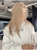 my56_ブロンドベージュ/大人かっこいい/Wカラー/ハイトーン