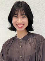 ユウヘアー 千代田橋店(U Hair)&nbsp;切りっぱなし外はねボブ/10代/20代/30代/40代/大人ボブ