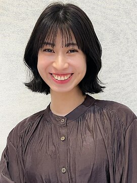 ユウヘアー 千代田橋店(U Hair) 切りっぱなし外はねボブ/10代/20代/30代/40代/大人ボブ