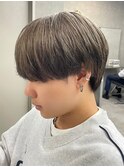 黒髪マッシュナチュラルマッシュメンズヘア韓国ツーブロック
