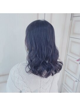 ルッソリベラ 池袋(Lusso libera) ブルーブラック　ブルーアッシュ