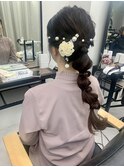 ロングヘア浴衣ヘアアレンジ　美由紀#八王子