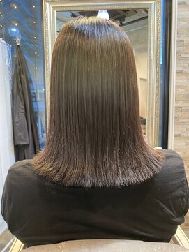 ヘアーリゾートガーデン 南柏店(Hair Resort Garden) 外ハネボブ×オリーブカラー