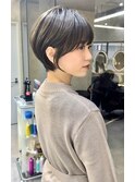バング顔周りレイヤーショート/池袋