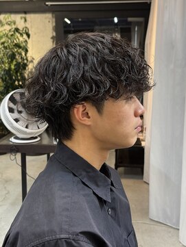 サップ 吹田店(Sup) 波巻きパーマ マッシュ ツイストスパイラル