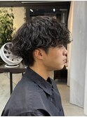 波巻きパーマ マッシュ ツイストスパイラル