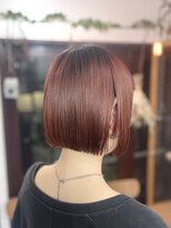 リッカ(RICCA)&nbsp;【ダブルカラー】ミニボブ×オレンジブベージュ♪