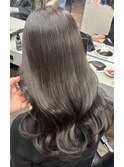 艶髪　グレージュカラー　