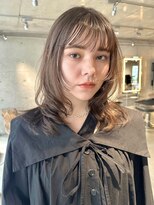 スクリーンギンザメゾン 銀座(SCREEN GINZA MAISON.)&nbsp;クラゲヘアー/小顔に見せるヘア/ココアベージュ/銀座