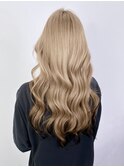 美髪ロング韓国ヘア前髪カットくびれヘア_ba543923