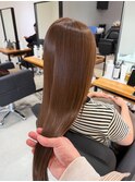 美髪_髪質改善_ナチュラルブラウン