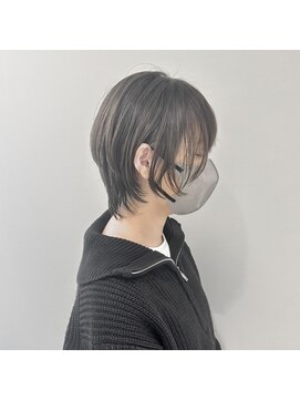 イチサンサン(/ 133) ショートウルフ × グレージュ  [room02]