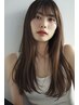 【膨らみ、癖が気になる方へ】縮毛矯正+超音波TR　￥16500
