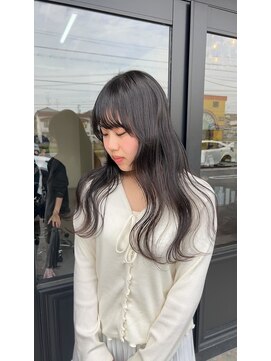 マインドヘアー(MiND HAiR) ダークグレージュ＿ゆるウェーブ×透けバング__29