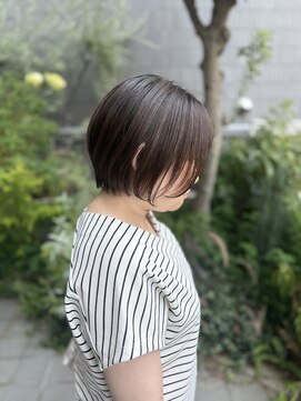 美容室ポール 西葛西店(PAUL) 丸みショートショートボブ似合わせショート縮毛矯正