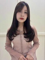 ソア 並木坂(Soa)&nbsp;韓国ヘア/顔周りカット/レイヤーカット/ベージュ/ロング