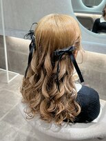 クランルシェ(clan luce)&nbsp;ねじりハーフツイン/心斎橋ヘアセット