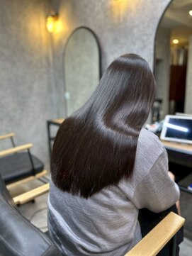 セントラル 三宮店(central) 【神戸三宮】うる艶ストレート美髪カラー髪質改善トリートメント