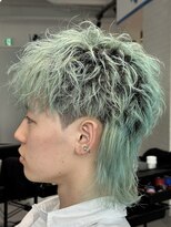 オーシャントーキョー 神戸(OCEAN TOKYO KOBE) ペールグリーンショートマッシュウルフ