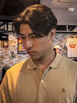 グラッドマンズカットクラブ 立川(GLADMAN'S CUT CLUB) センターパートフェザーパーマ立川メンズ