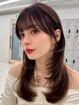 アッシュ 洋光台店(Ash)&nbsp;洋光台レイヤーカット顔周りダブルカラー白髪ぼかしハイライト