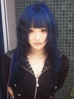 オルン(ORGN.) ハッシュカットボーダーデザイン デザインカラー ネイビーカラー