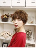ハネ感がオシャレな無造作ショート☆