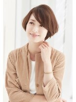 ミチオ ノザワ ヘアサロン ギンザ(Michio Nozawa HAIR SALON Ginza)&nbsp;小顔大人ショートボブ×ひし形シルエット【瀧上丈司】