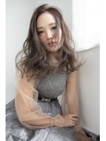 ヘアーアンドメイク ファット(Hair&Make PHAT) ゆるふわロングラベンダーベージュカラー20代30代40代