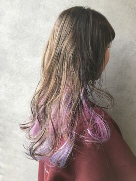 ヘアサロンエム 渋谷店(HAIR SALON M) 外ハネボブ/アッシュブラウン/ネオウルフ/デザインカラー