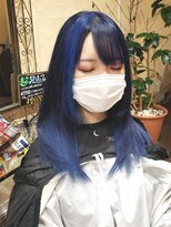 サムブリッジ(SOMEBRIDGE)&nbsp;★フェイスハイライト のデザインカラー青★【SOMEBRIDGE】