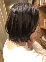 ラクヘアー 明大前(rakhair)&nbsp;ひし形外ハネレイヤーボブ